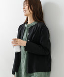 【FORT POINT/フォートポイント】バスク天竺 クルーネック カーディガン