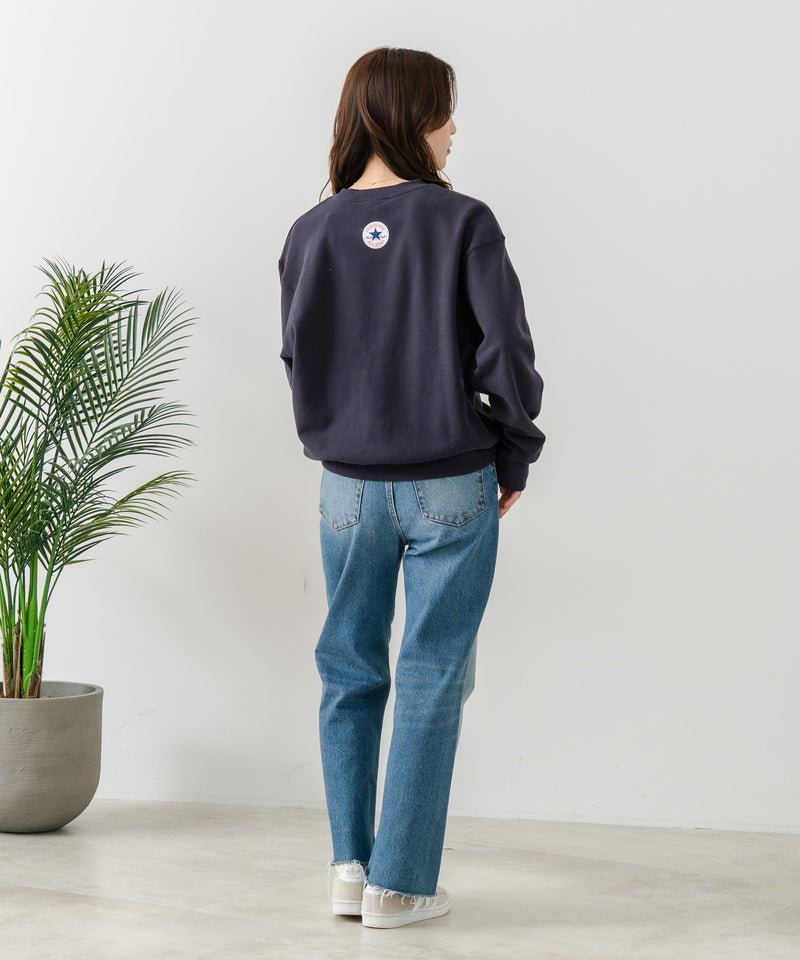 【CONVERSE/コンバース】パッチロゴ グラフィック スウェットトレーナー