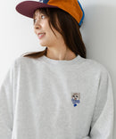 【C-FORT POINT/フォートポイント】ネコマフラー刺繍 スウェットトレーナー