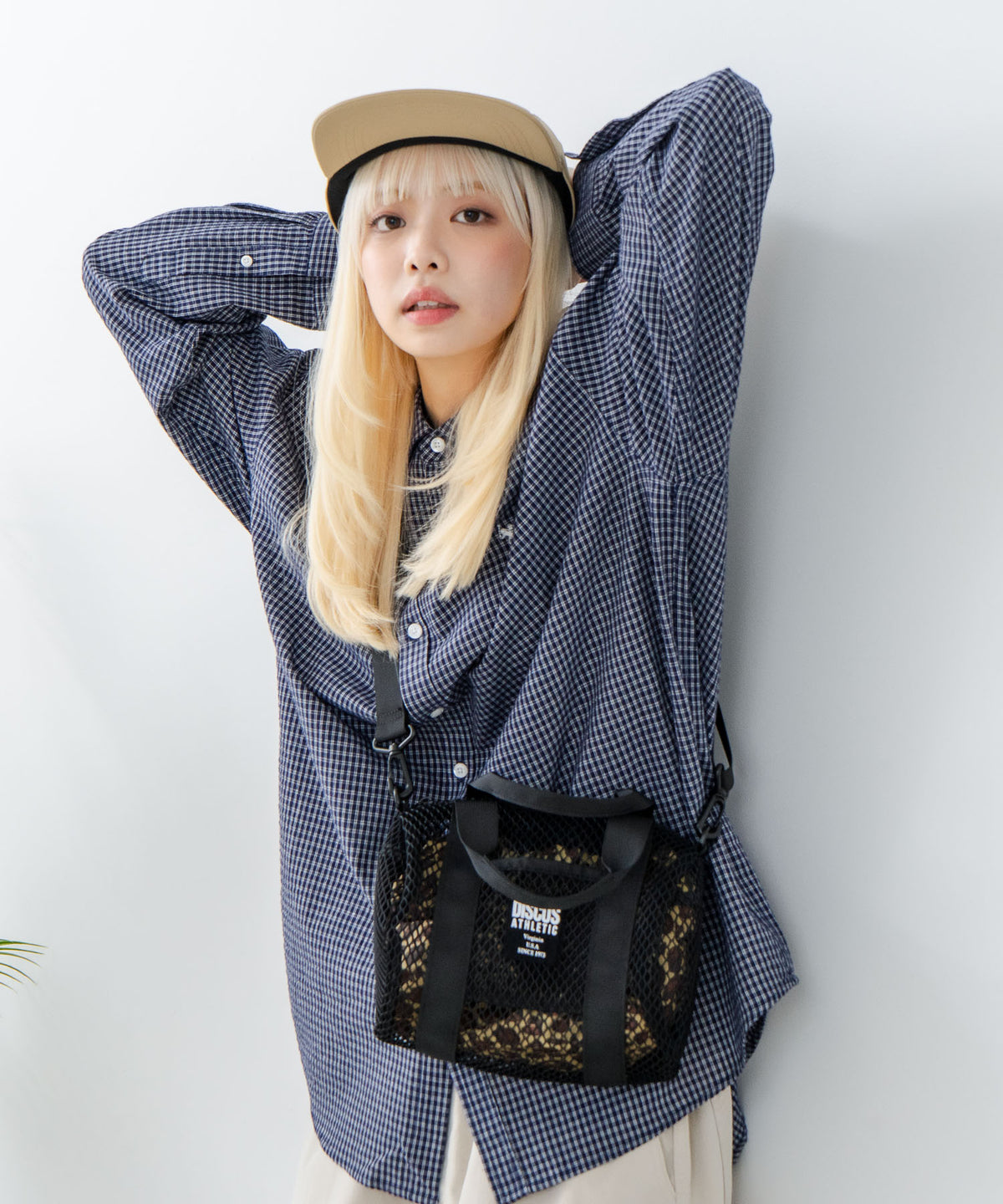 メッシュ2WAYミニボストンバッグ【DISCUS/ディスカス】