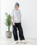 【CONVERSE/コンバース】ミニ裏毛 5分袖 スウェットトレーナー zo