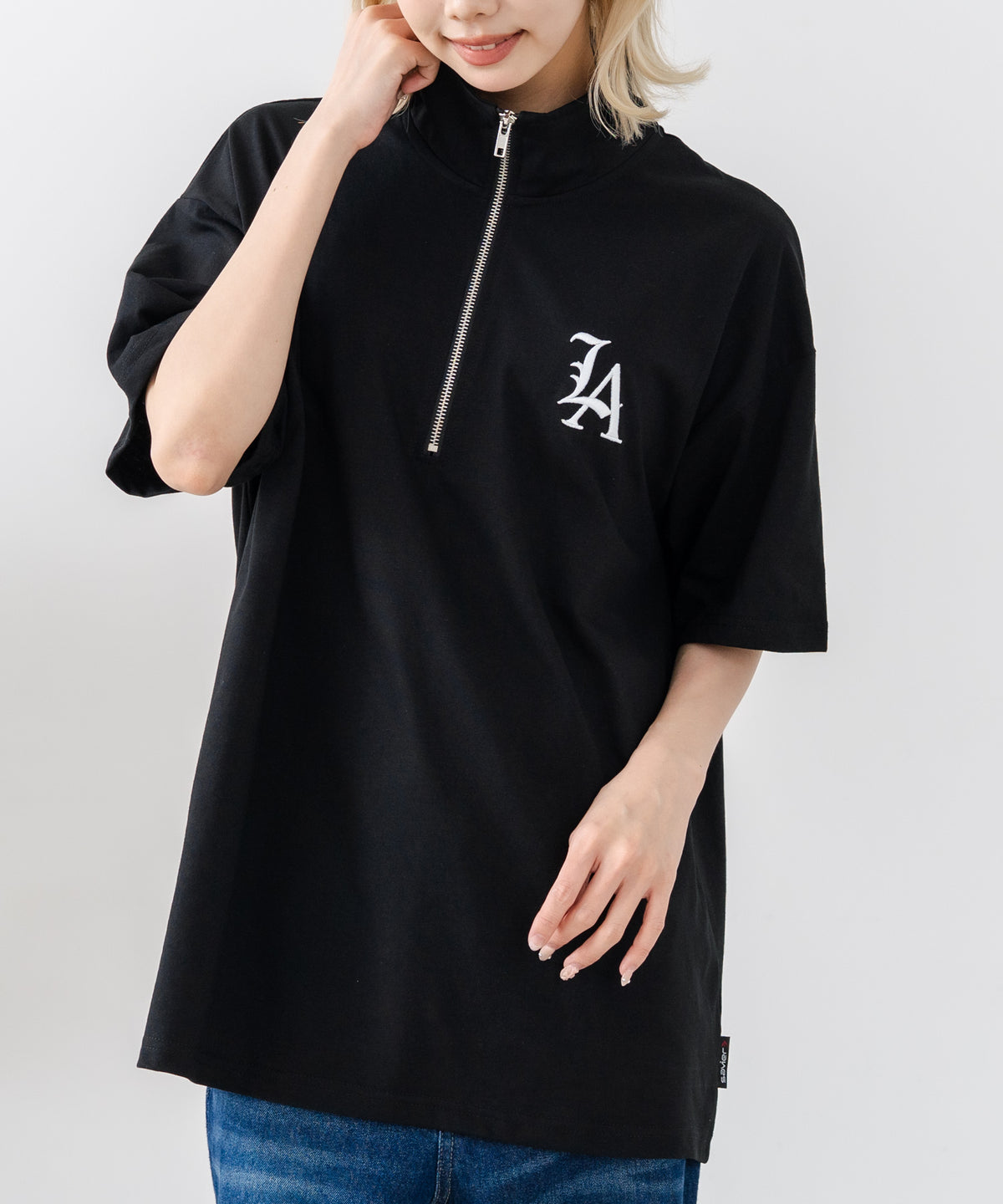 【げんタロさん専用】MARK & LONA ハーフジップシャツ 新品未使用 SAVIER/サビアー】×【ZERO STAIN/ゼロステイン】【LAロゴ立体刺繍