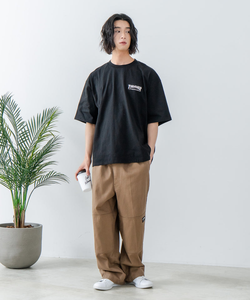 【THRASHER/スラッシャー】ワンポイント 刺繍Tシャツzo