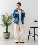 【C-FORT POINT/フォートポイント】インディゴ裏毛 フルジップパーカー ❘ジーンズメイト公式オンラインショップ