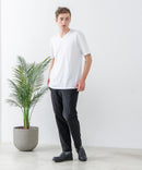 ZEROSTAIN Vネック Tシャツ 防汚 UVカット 汗染みの目立ちにくいTシャツ