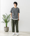 USAコットン ワッペンロゴ刺繍 無地 クルーネック半袖Tシャツ レディース メンズ【DISCUS/ディスカス】