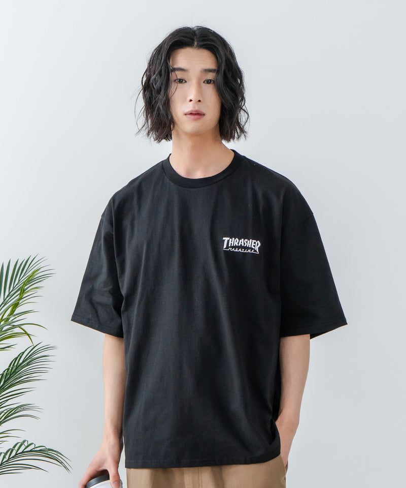 【THRASHER/スラッシャー】ワンポイント 刺繍Tシャツzo