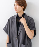 【C-FORTPOINT/フォートポイント】【1枚で華やか レースインナー】ハイネックレース切替タンクトップ インナー チラ見せ 重ね着 立ち襟 華やか 上品 きれいめ