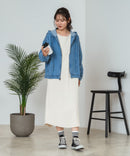 【C-FORT POINT/フォートポイント】フード付き デニムジャケット デニムジップパーカー ❘ジーンズメイト公式オンラインショップ