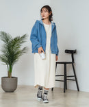 【C-FORT POINT/フォートポイント】フード付き デニムジャケット デニムジップパーカー ❘ジーンズメイト公式オンラインショップ