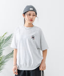 【CONVERSE/コンバース】ミニ裏毛 5分袖 スウェットトレーナー zo
