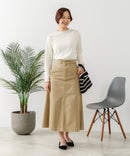 【C-FORT POINT/フォートポイント】ハイネック メロウ配色 プルオーバートップス