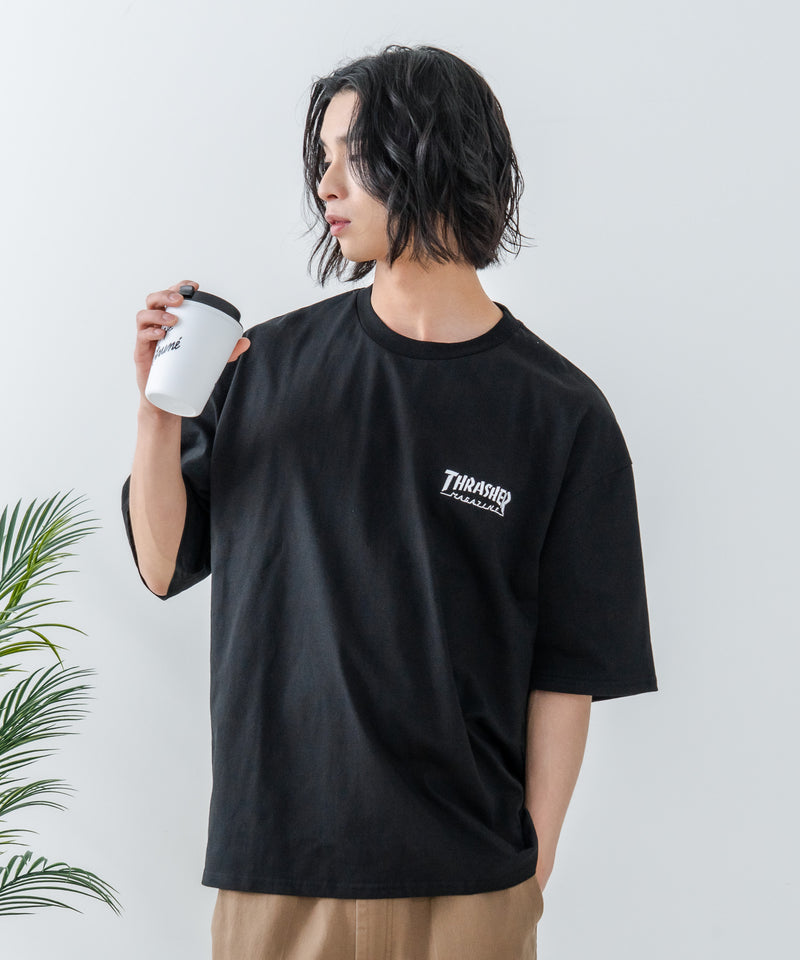 【THRASHER/スラッシャー】ワンポイント 刺繍Tシャツzo
