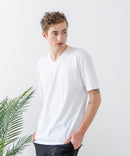 ZEROSTAIN Vネック Tシャツ 防汚 UVカット 汗染みの目立ちにくいTシャツ