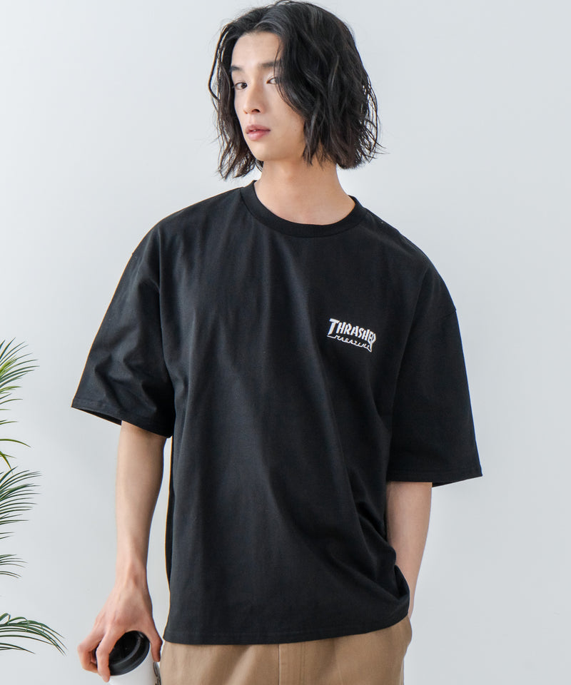 【THRASHER/スラッシャー】ワンポイント 刺繍Tシャツzo