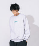 裏起毛 バック刺繍＆プリント クルーネックスウェット THRASHER スラッシャー　