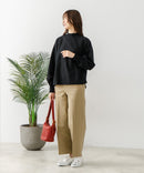 【FORT POINT/フォートポイント】ハイネック ボリューム袖 ロンＴ