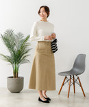 【C-FORT POINT/フォートポイント】ハイネック メロウ配色 プルオーバートップス