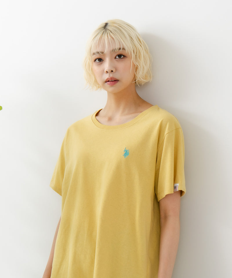 ブランドロゴワンポイント刺繍Tシャツ【U.S. POLO ASSN./ユーエスポロアッスン】