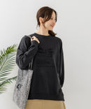 【C-FORT POINT/フォートポイント】アニマル ロゴプリント スウェットトレーナー