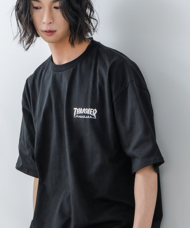 【THRASHER/スラッシャー】ワンポイント 刺繍Tシャツzo
