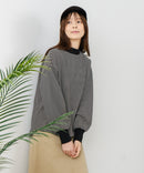 【FORT POINT/フォートポイント】ハイネック ボリューム袖 ロンＴ