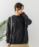 【C-FORT POINT/フォートポイント】アニマル ロゴプリント スウェットトレーナー