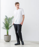 快適！スーパーストレッチイージーパンツ イージーケア 接触冷感 前開き ウエストゴム UVカット【Blue Standard:ブルースタンダード】