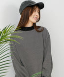 【FORT POINT/フォートポイント】ハイネック ボリューム袖 ロンＴ