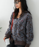 【BEVERLY HILLS POLO CLUB/ビバリーヒルズポロクラブ】ワンポイント刺繍 モヘアタッチ ニットカーディガン