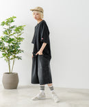 【SAVIER/サビアー】×【ZERO STAIN/ゼロステイン】コラボ Vガセット クルーネック Tシャツ