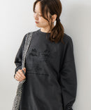 【C-FORT POINT/フォートポイント】アニマル ロゴプリント スウェットトレーナー