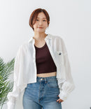 【BEVERLY HILLS POLO CLUB/ビバリーヒルズポロクラブ】楊柳素材 ワイドシルエットシャツ
