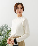 【C-FORT POINT/フォートポイント】ハイネック メロウ配色 プルオーバートップス