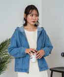 【C-FORT POINT/フォートポイント】フード付き デニムジャケット デニムジップパーカー ❘ジーンズメイト公式オンラインショップ
