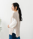 【C-FORTPOINT/フォートポイント】ニットベスト＋ブラウスアンサンブル1