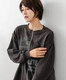 【C-FORT POINT/フォートポイント】裏毛 リメイク風 スウェットトレーナー