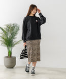 【C-FORT POINT/フォートポイント】ネコマフラー刺繍 スウェットトレーナー