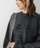 【C-FORT POINT/フォートポイント】アニマル ロゴプリント スウェットトレーナー