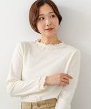 【C-FORT POINT/フォートポイント】ハイネック メロウ配色 プルオーバートップス