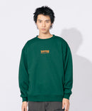 裏起毛 バック刺繍＆プリント クルーネックスウェット THRASHER スラッシャー　