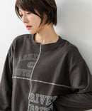 【C-FORT POINT/フォートポイント】裏毛 リメイク風 スウェットトレーナー