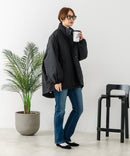 【C-FORT POINT/フォートポイント】リバーシブルスタンドブルゾン