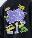 【BEN DAVIS/ベンデイヴィス】裏起毛バックプリントクルーネックスウェットトレーナー zo