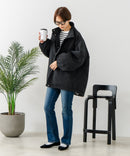 【C-FORT POINT/フォートポイント】リバーシブルスタンドブルゾン