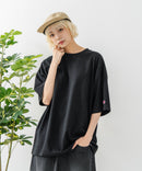 【SAVIER/サビアー】×【ZERO STAIN/ゼロステイン】コラボ Vガセット クルーネック Tシャツ