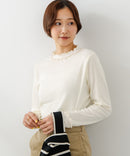 【C-FORT POINT/フォートポイント】ハイネック メロウ配色 プルオーバートップス