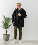 【BLUE STANDARD/ブルースタンダード】マルチファンクション フードハーフコート 撥水 防風 軽量 ビジカジ ビズ