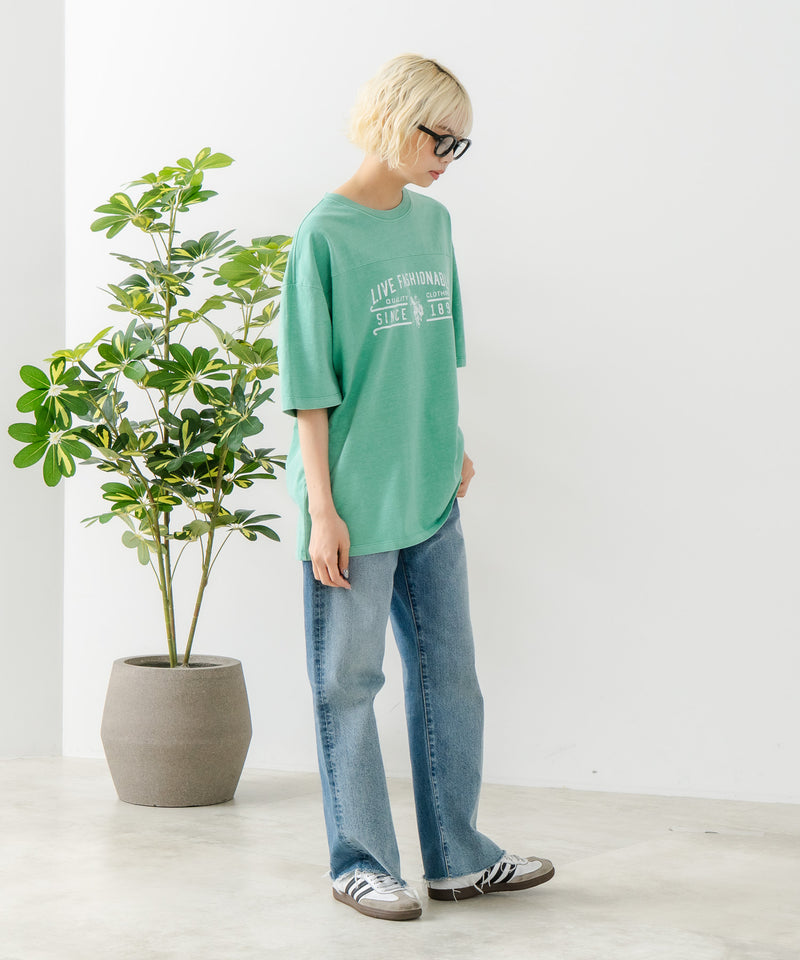 ピグメントプリントＴシャツ【U.S. POLO ASSN./ユーエスポロアッスン】　　　　　　　　　　　　　　　　　　　　　　　　　　　　　　　　　　　　　　　　　　　　　　　　　　　　　　　　　　　　