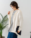 【C-FORT POINT/フォートポイント】裏毛 コクーン フルジップ パーカー